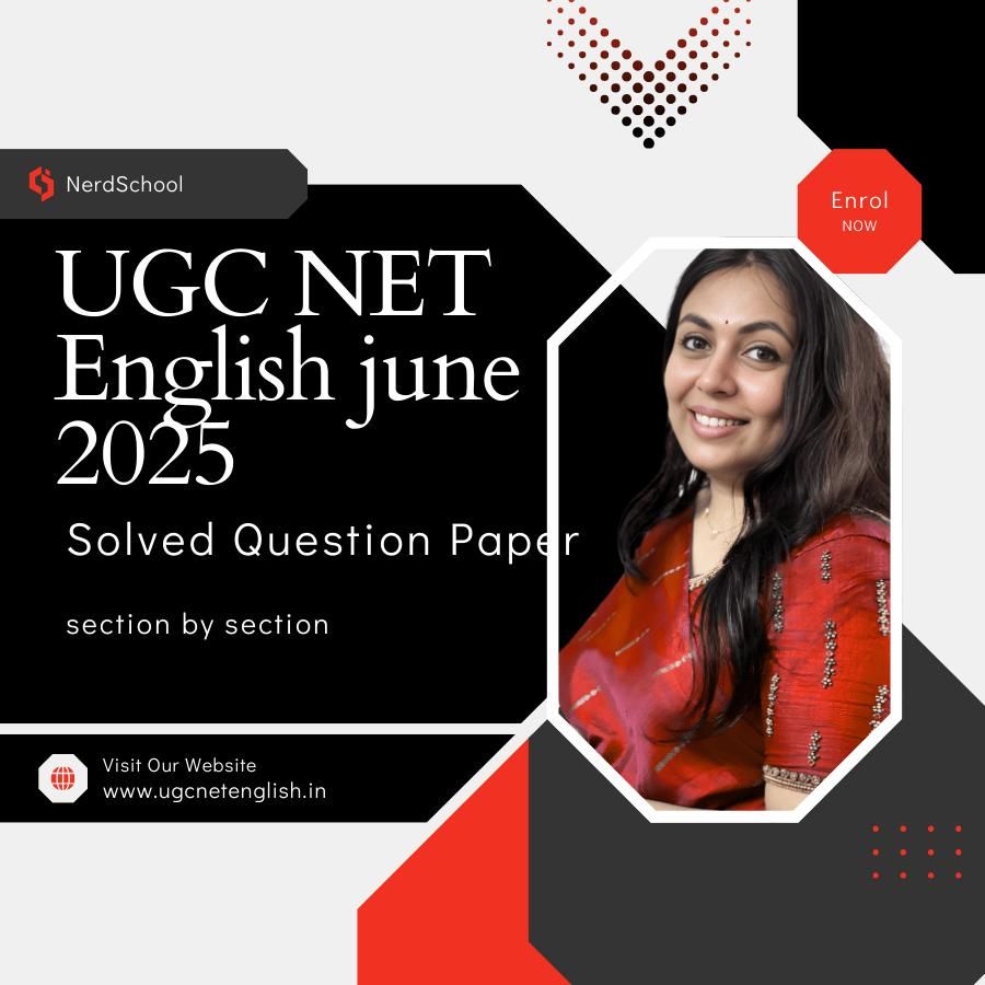 Solved Indian Writing in English Questions: UGC NET June 2025 Paper II